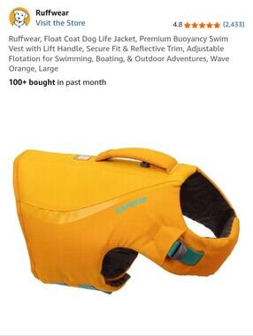 RuffWear Large Dog Life Vest